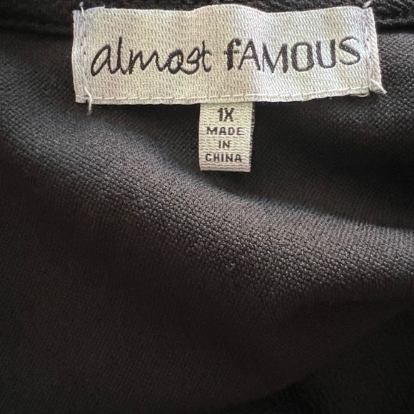 Juniors | Almost Famous | Black and White Stretch Mini Dress | NWT - Picture 5 of 5
